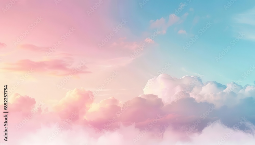 serene pastel gradient background with soft pink and blue hues versatile backdrop
