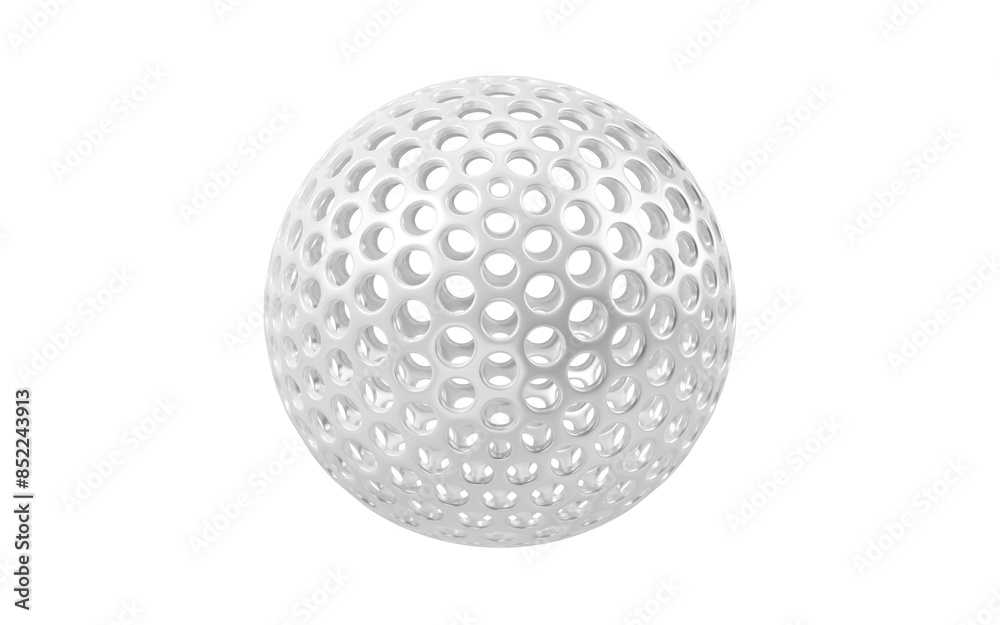 Silver abstract sphere, 3d rendering. Silver abstract sphere, 3d rendering.