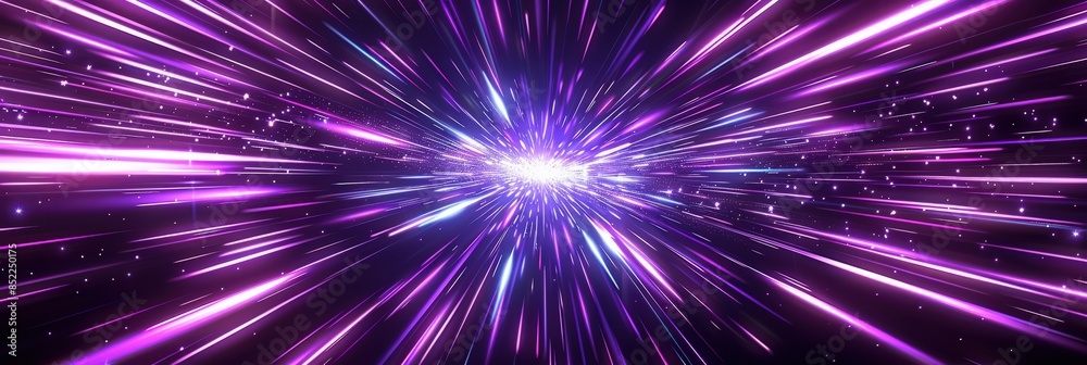 Abstract Purple and Blue Light Streaks Abstract Purple and Blue Light Streaks