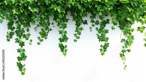 Lush Green Ivy Hanging Down Generative AI