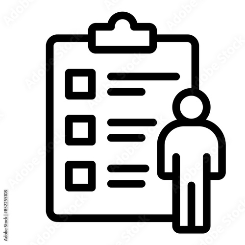 Census people survey icon
