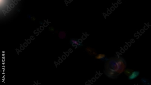 Capturing light dispersion in the camera. Lens magic.