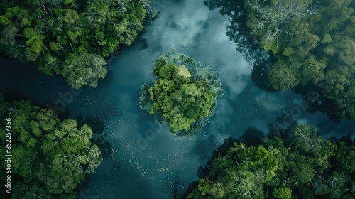 Exploring the interconnectedness of ecology and the significance of World Water Day from a bird s eye perspective emphasizing the crucial role of ecological principles in safeguarding our p © AkuAku