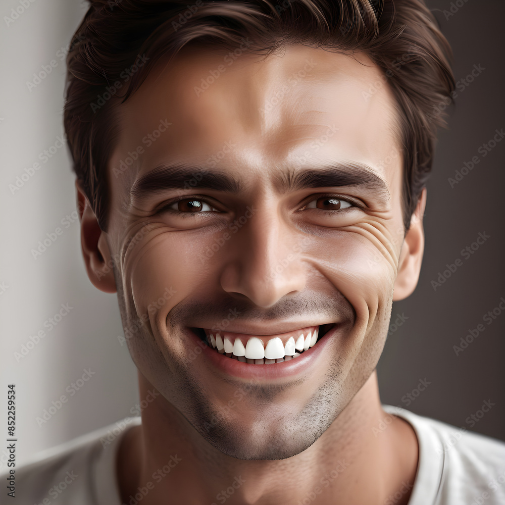 portrait of a man smiling portrait of a man smiling