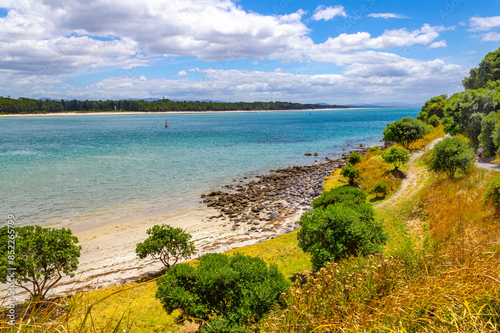 Small Beach Area at Mount Maunganui Beach, Tauranga - New Zealand