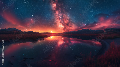 Altai starry nights, astrophotography, Milky Way views, celestial beauty, stargazing opportunities, night sky photography