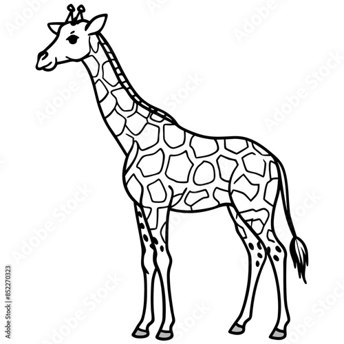 giraffe vector illustration
