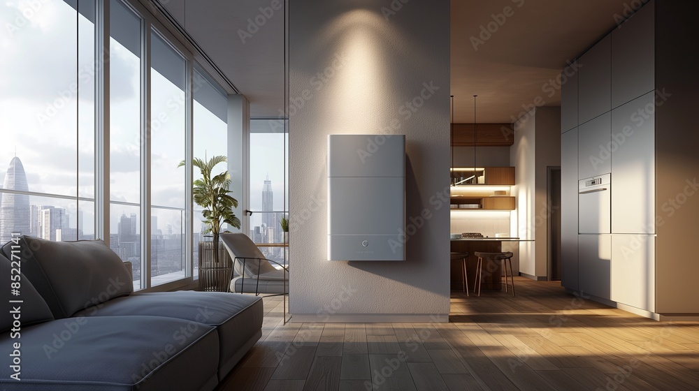 Modern Urban Apartment with City View and Contemporary Interiors Modern Urban Apartment with City View and Contemporary Interiors