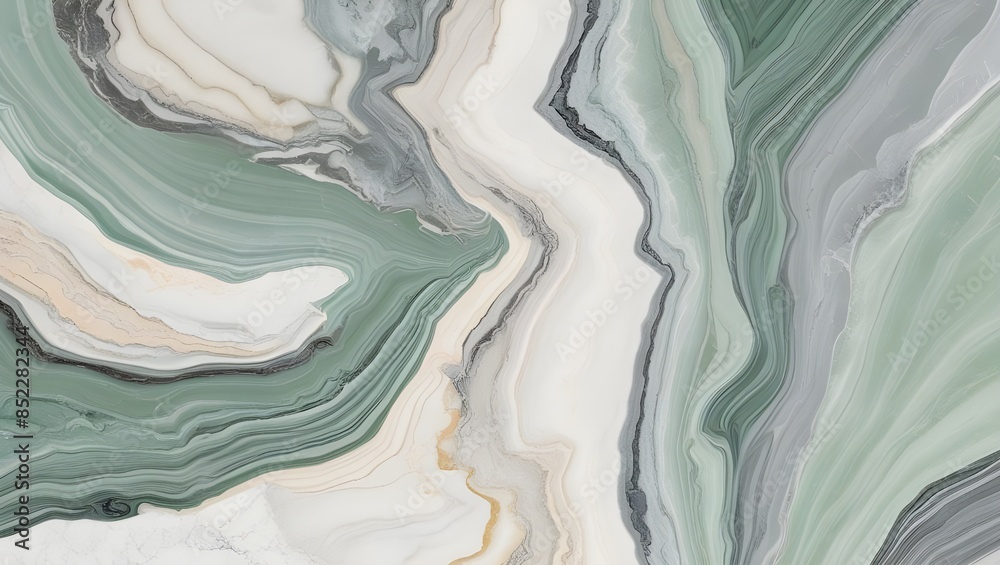 custom made wallpaper toronto digitalLight green white gray marble seamless texture with high resolution for background and design interior or exterior, counter top view.