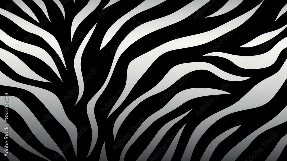 Detailed zebra print texture illustration with intricate patterns and dynamic lines in high resolution. Detailed zebra print texture illustration with intricate patterns and dynamic lines in high resolution.