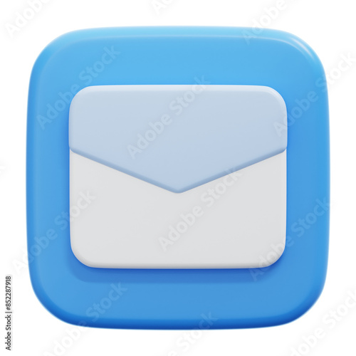 MAIL 3D ICON ILLUSTRATION