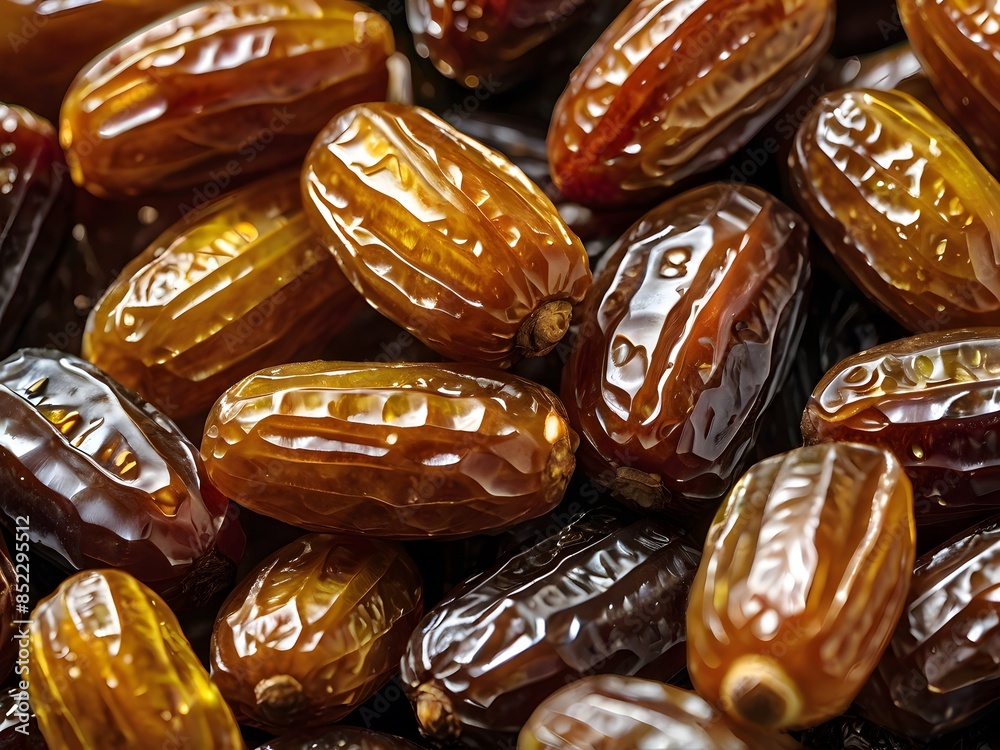 dates close up. date palm background. Date palm on a traditional craftsman market.Horizontal image. dates close up. date palm background. Date palm on a traditional craftsman market.Horizontal image.