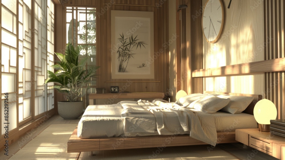 Japanese Style Bedroom with Minimalist Design Japanese Style Bedroom with Minimalist Design