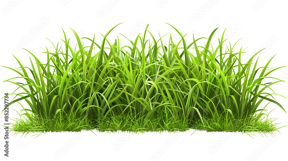 Green grass on transparent background Green grass on transparent background