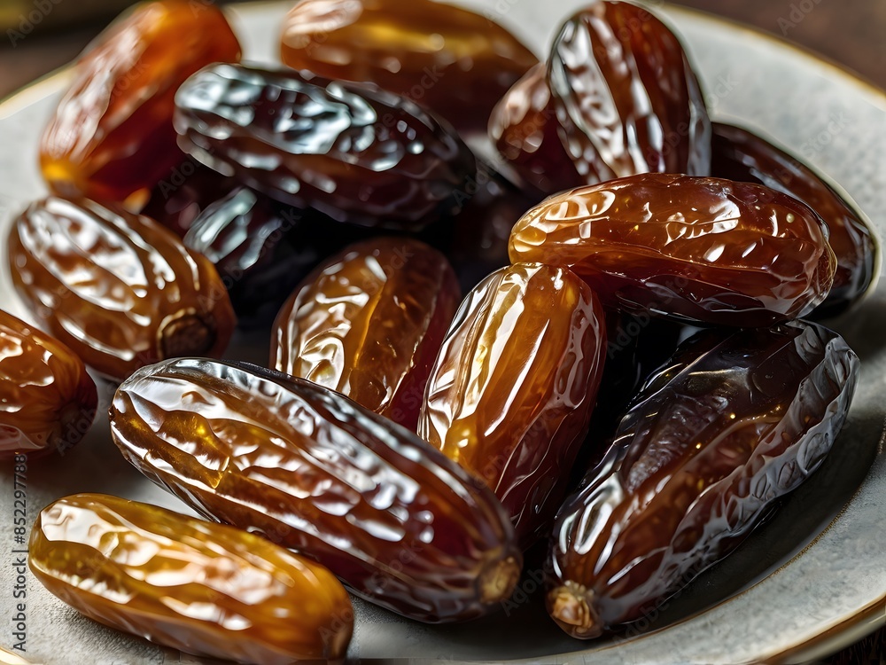 dates close up. date palm background. Date palm on a traditional craftsman market.Horizontal image. dates close up. date palm background. Date palm on a traditional craftsman market.Horizontal image.