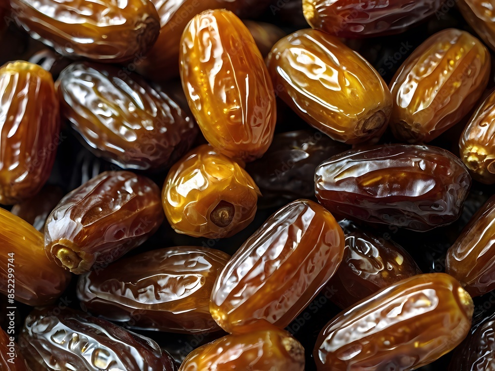 dates close up. date palm background. Date palm on a traditional craftsman market.Horizontal image. dates close up. date palm background. Date palm on a traditional craftsman market.Horizontal image.