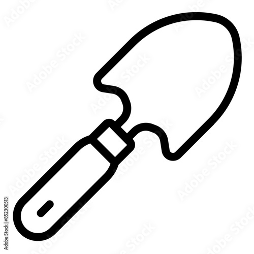 Trowel gardening tools icon