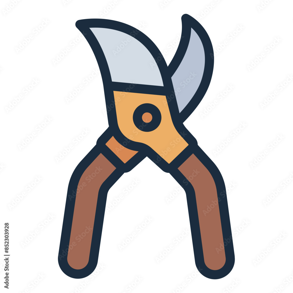 Pruner gardening tools icon Pruner gardening tools icon