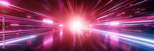 Abstract Neon Lights Background