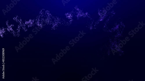 Stardust trail and bright particles, creating a magical effect.  Introductory screensaver. 