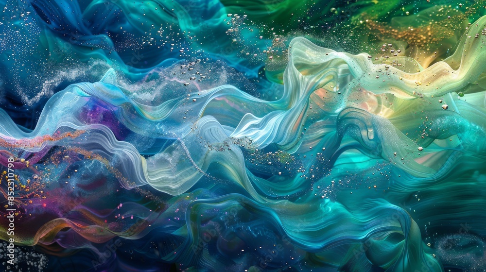 Abstract Rainbow Background Vibrant Swirl Abstract Rainbow Background Vibrant Swirl