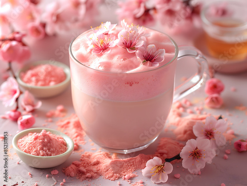 Sakura of coffee