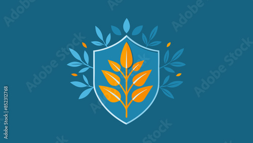 Simple yet elegant logo representing a plant, ideal for a botanical company.