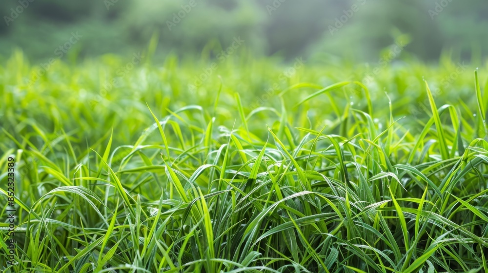 Lush, verdant grass field under bright sunlight. Lush, verdant grass field under bright sunlight.