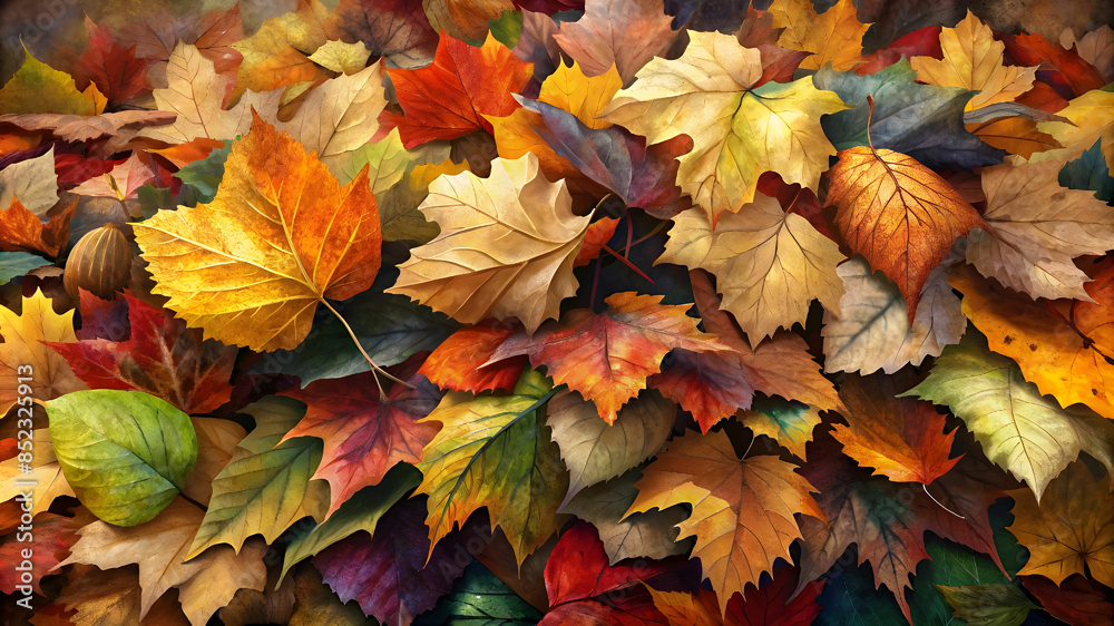 Colorful Leaves of Trees Colorful Leaves of Trees