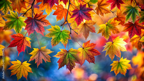 Colorful Leaves of Trees