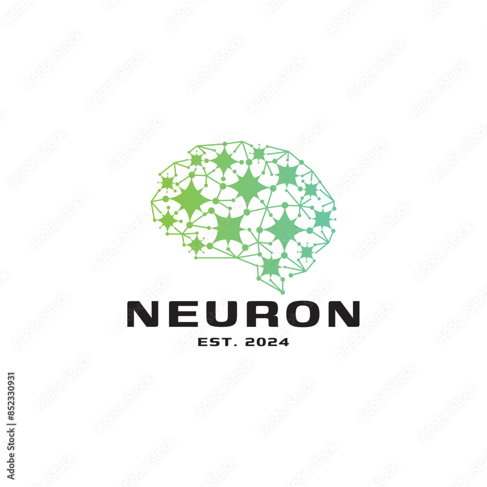 neuron connect icon logo design illustration neuron connect icon logo design illustration