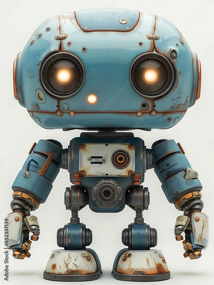 blue robot toy blue robot toy