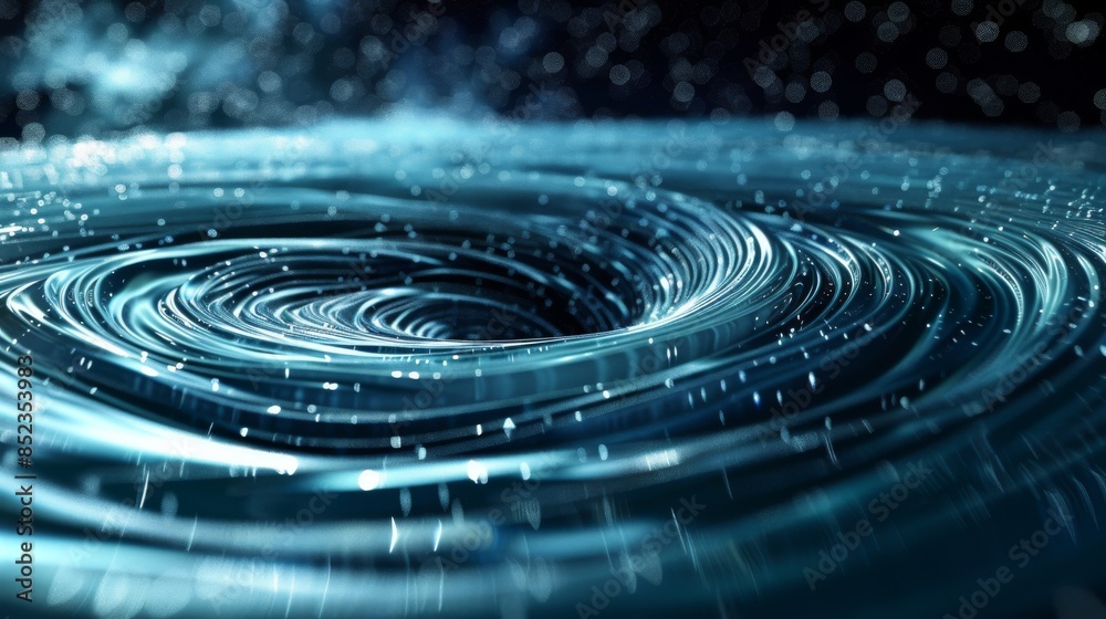background of cosmic ripples on a water-like surface with a starry nebula backdrop background of cosmic ripples on a water-like surface with a starry nebula backdrop