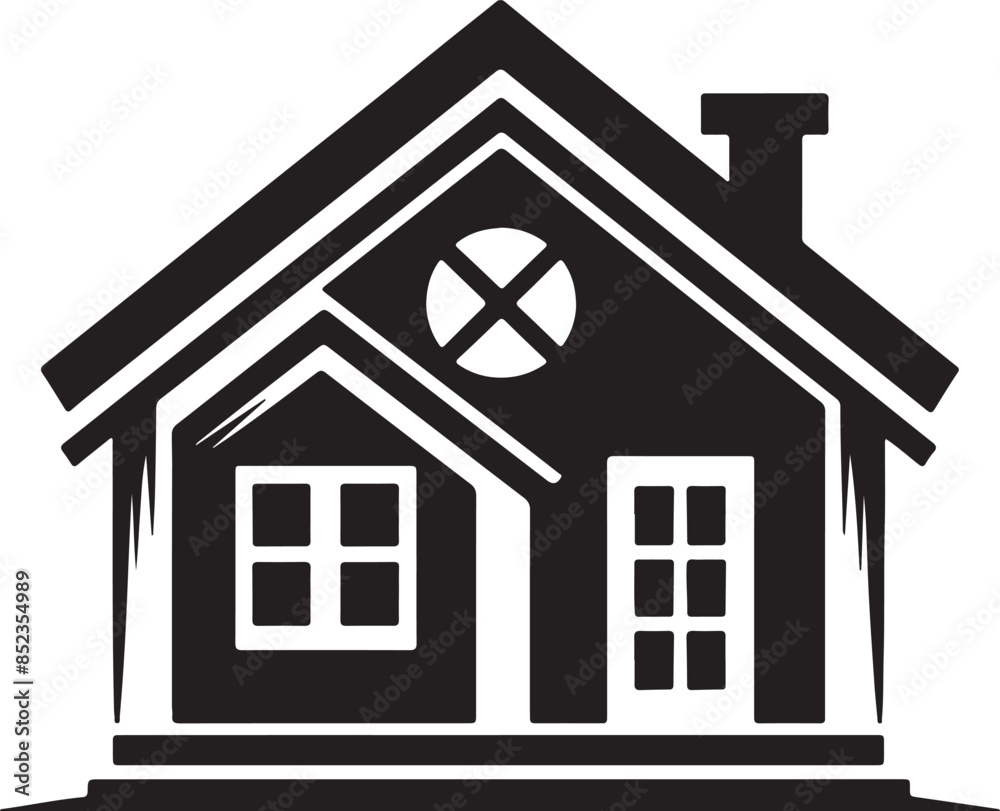 home silhouette vector illustration home silhouette vector illustration