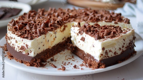 Wallpaper Mural Chocolate cream biscuit cheesecake Torontodigital.ca