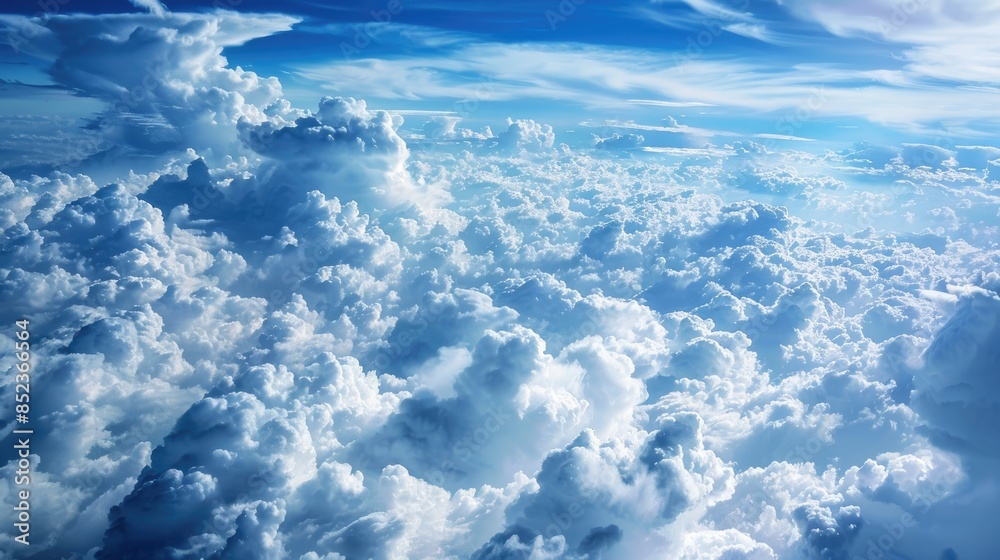 Enchanting Blue Sky and Stunning Clouds Sapphire Horizons Enchanting Blue Sky and Stunning Clouds Sapphire Horizons