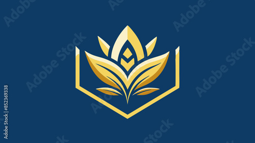 Logo design for products, cosmetics, health, spa, and yoga. Jewelry logo design vector