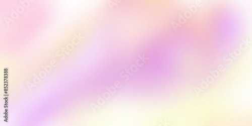 Abstract gradiant  mesh color background. Cute bright pink and yellow gradient background vector.