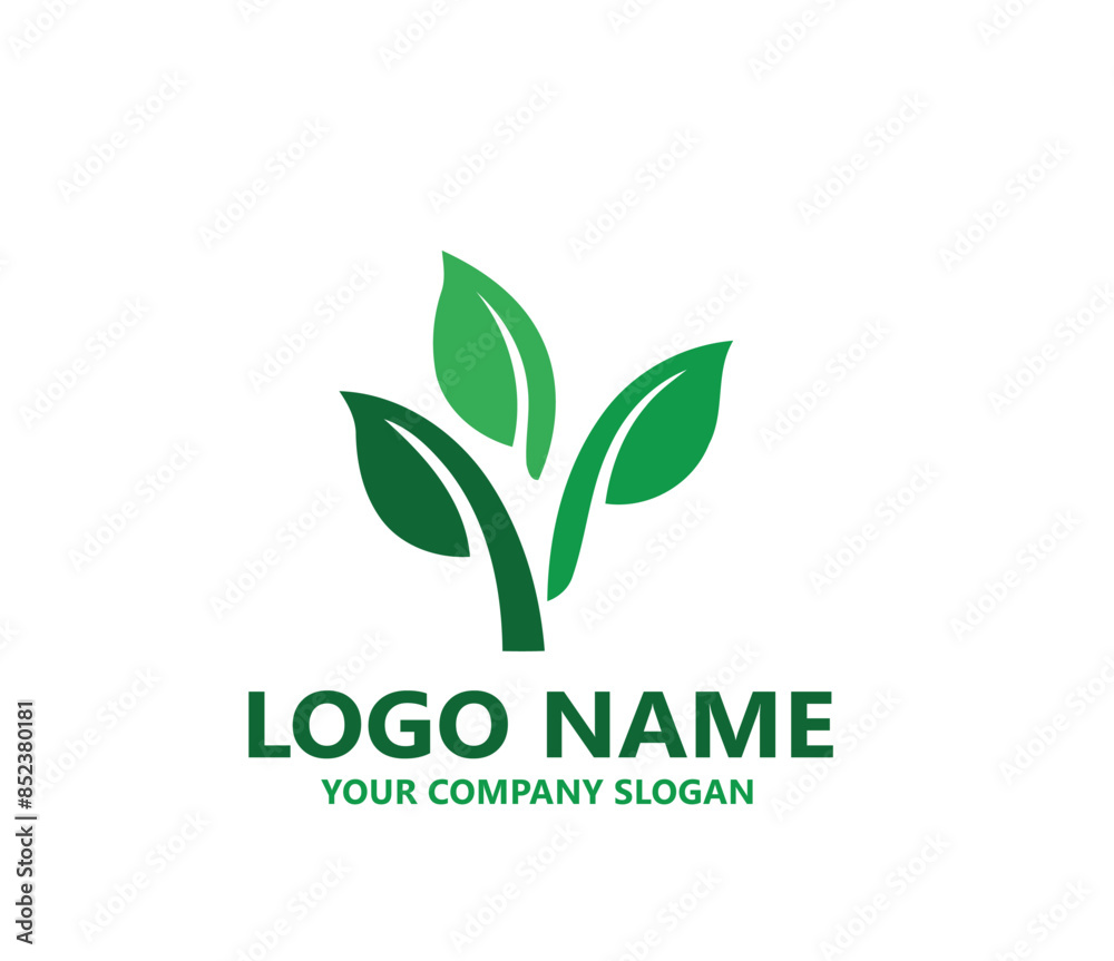 leaf logo design ready vector template leaf logo design ready vector template