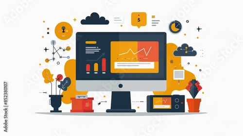 Wallpaper Mural  Abstract Spectrum. Digital Painting. Color Gradient Background. Torontodigital.ca