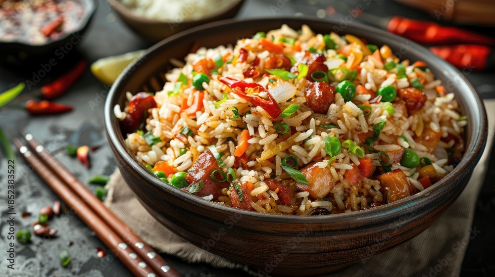 Chinese traditional grilled rice blend Chinese traditional grilled rice blend