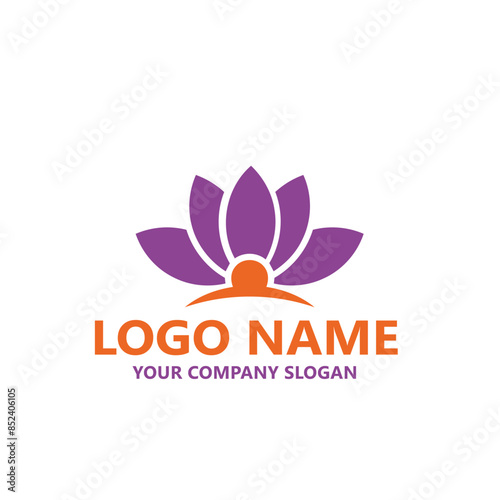 leaf logo design ready vector template