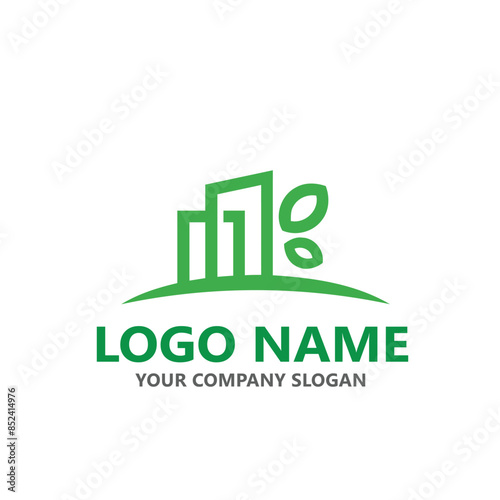 landscape logo vector template