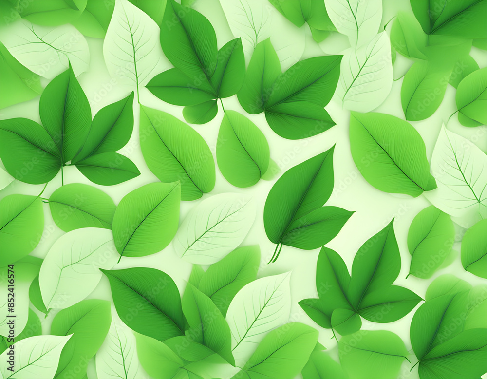 A lot of green leaves A lot of green leaves