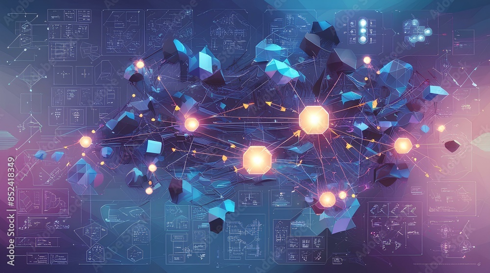 Ethereal algorithmic symphony encapsulates the harmonious blend of order and complexity inherent in algorithms, inviting viewers to contemplate the beauty of structured data Ethereal algorithmic symphony encapsulates the harmonious blend of order and complexity inherent in algorithms, inviting viewers to contemplate the beauty of structured data