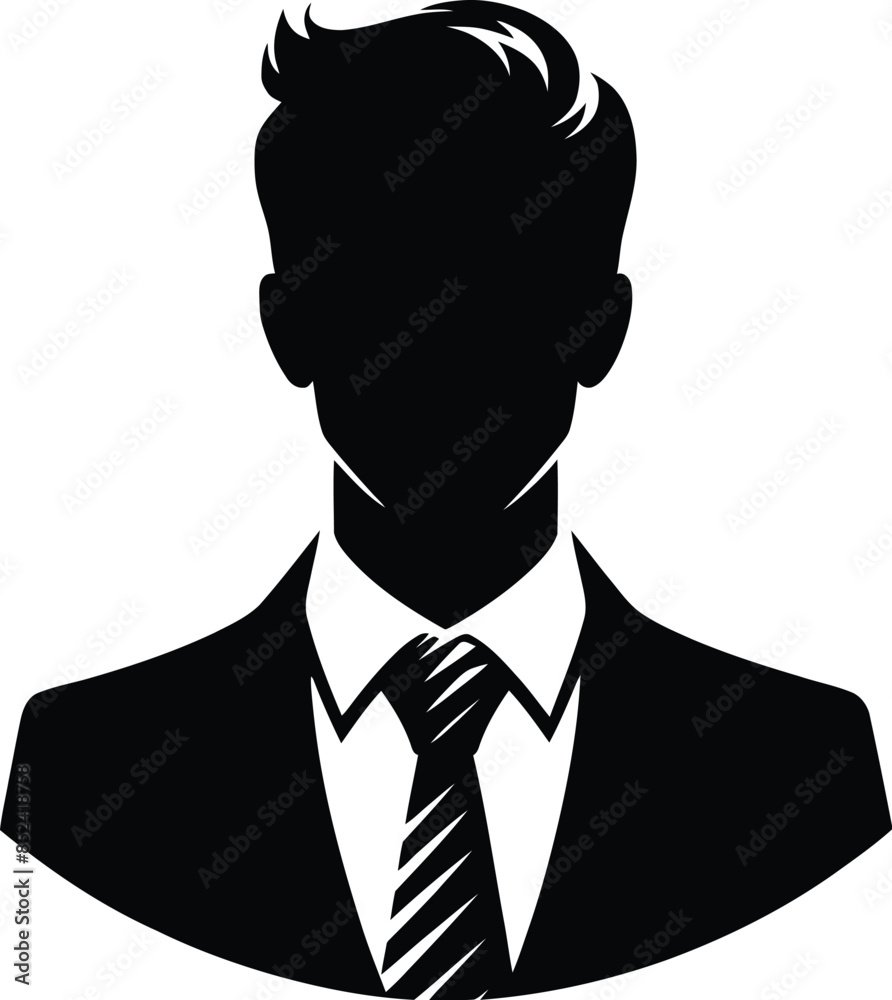 Businessmen and women, groups of people at work. Isolated vector silhouettes Businessmen and women, groups of people at work. Isolated vector silhouettes