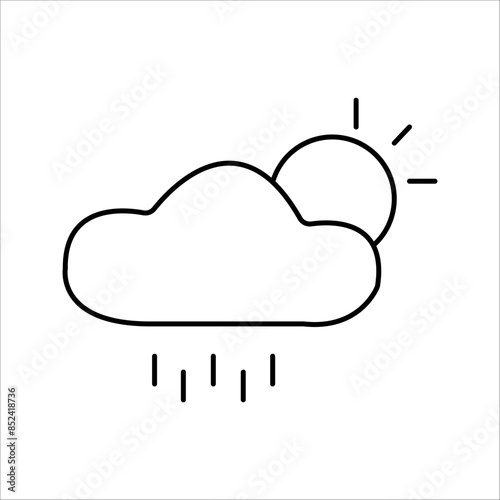 Εκτύπωση καμβά hot rain clouds