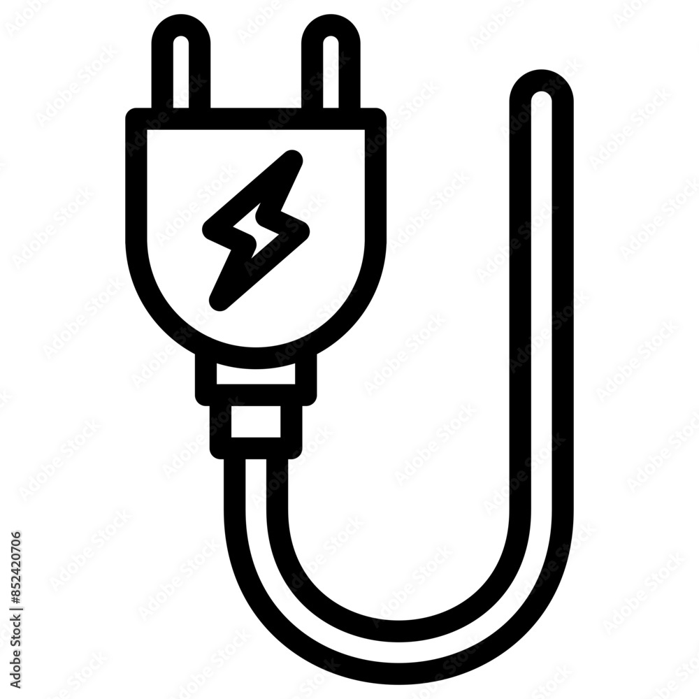 electric plug icon electric plug icon