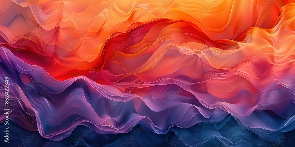 Abstract Colorful Waves Abstract Colorful Waves