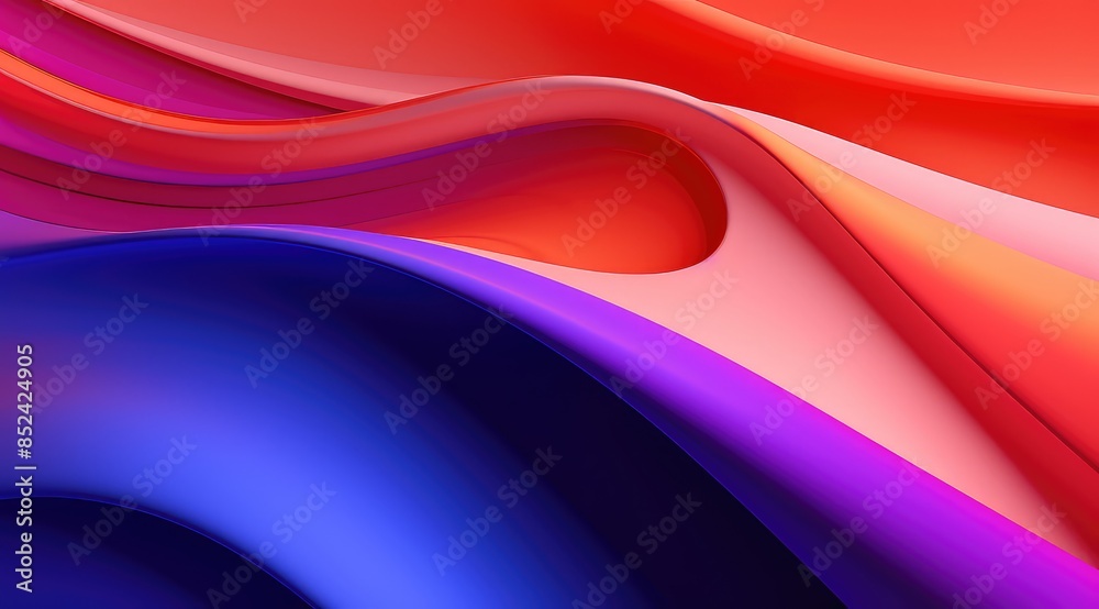 Obraz premium 3d wave Abstract background